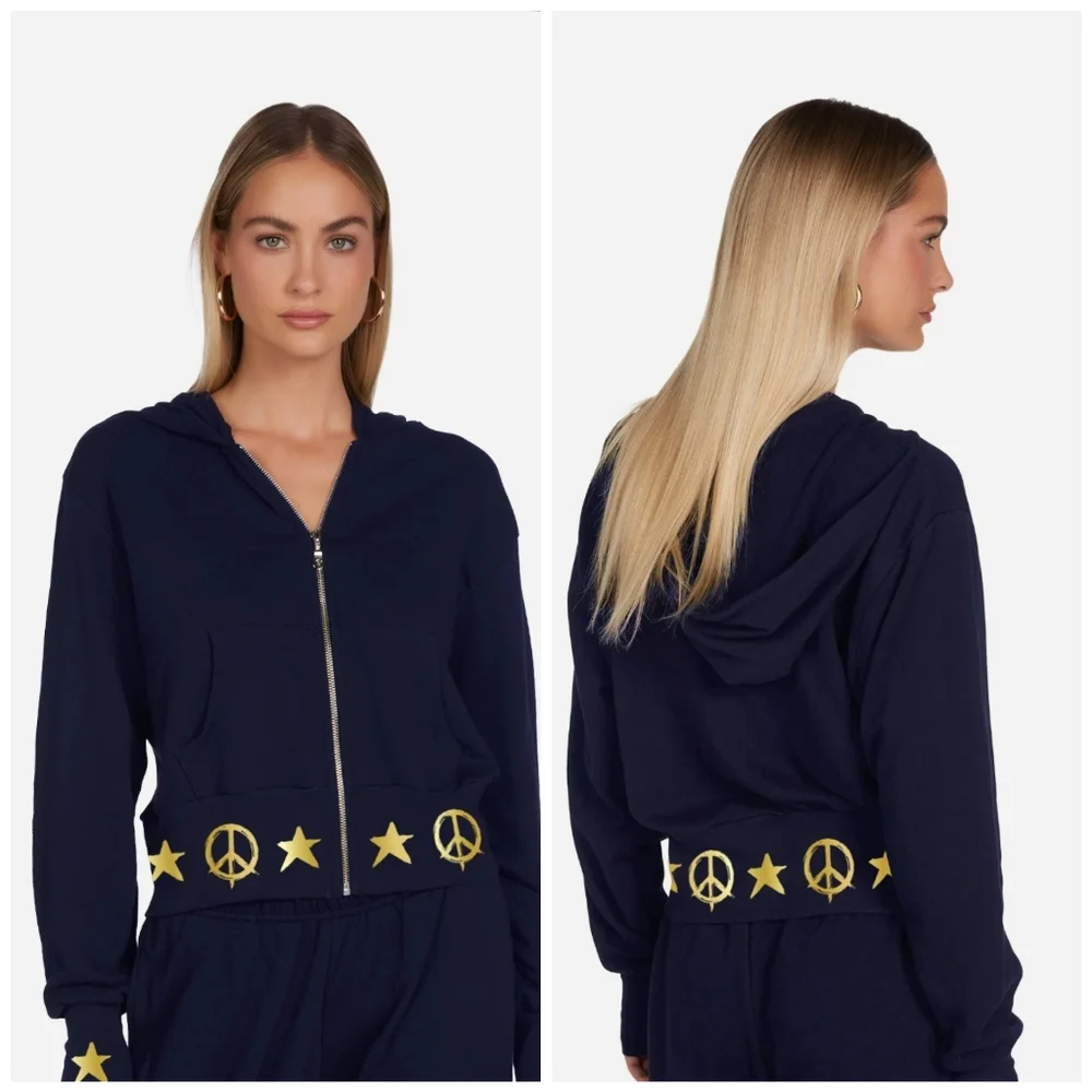 Lauren Moshi Rock N Roll Star hoodie - Picture 1 of 14